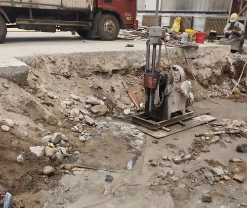 万宁公路下沉压浆